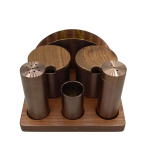 Peçetelikli Restoran Baharatlık(PVD Bakır)